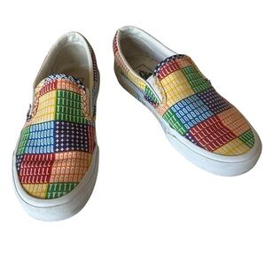 VANS PRIDE CANVAS SLIP ON SHOES M6 W7.5